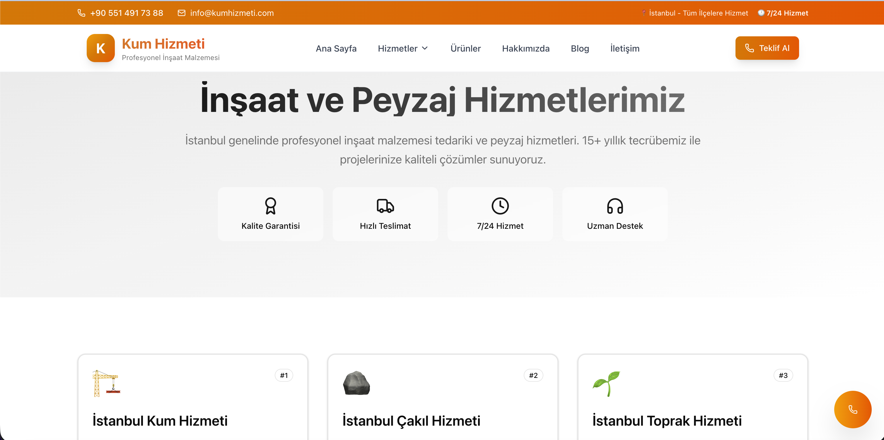 Kum Hizmeti: E-Ticaret Altyapısı ile Sipariş Otomasyonu - Screenshot 2